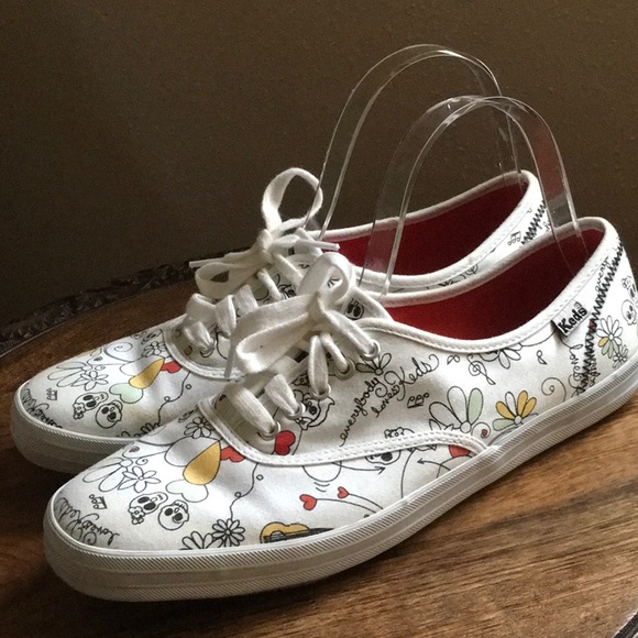 sugar skull tennis shoes